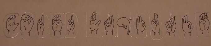 Coded Language - https://www.flickr.com/photos/photographerpandora/3024925638/in/set-72157608940311429